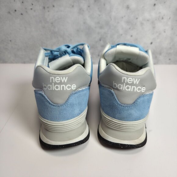 New Balance 574 Men\'s Light Blue Classic Athletic Shoes Size 12 Suede Mesh main image 15